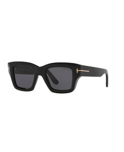 gEtH[h Y ANZT[ TOXEACEFA Tom Ford Men's Square Sunglasses Ilias TR001877 Black Shiny Gray