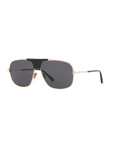 gEtH[h Y ANZT[ TOXEACEFA Tom Ford Men's Sunglasses Tex TR001829 Gold Shiny Gray