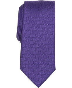 �y���[�G���X �����Y �A�N�Z�T���[ �l�N�^�C Perry Ellis Portfolio Men's Draughton Geo-Pattern Classic Tie PURPLE �p�[�v��