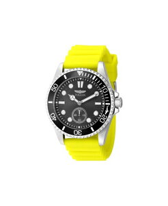 �C���r�N�^ �����Y �A�N�Z�T���[ �r���v Invicta Men's 49339 Pro Diver Quartz 2 Hand Charcoal Dial Watch Yellow �C�G���[