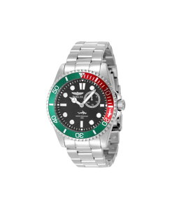 CrN^ Y ANZT[ rv Invicta Men's 49272 Pro Diver Quartz Multifunction Black Dial Watch Silver Vo[