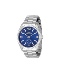 CrN^ Y ANZT[ rv Invicta Men's 49382 Specialty Quartz Multifunction Blue Dial Watch Silver Vo[
