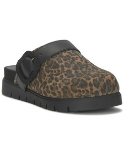 bL[uh fB[X V[Y T_ Lucky Brand Women's Sachie Buckled Slip-On Clogs Natural/Blurred Leopard Suede Aj}