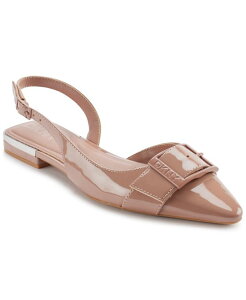 �_�i �L������ �j���[���[�N ���f�B�[�X �V���[�Y �p���v�X DKNY Clemma Buckle Slingback Flats Blush �u���b�V��