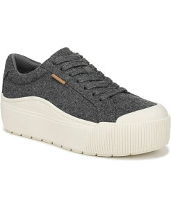hN^[EV[ fB[X V[Y Xj[J[ vbgtH[ Dr. Scholl's Women's Time Off Max Platform Sneakers Charcoal Fabric `R[