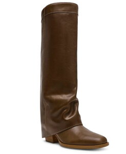 �X�e�B�[�u �}�f�� ���f�B�[�X �V���[�Y �u�[�c�E���C���u�[�c Steve Madden Women's Winnick Regular Calf Cuffed Boots Olive Leather �I���[�u
