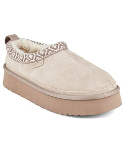 A[X fB[X V[Y T_ vbgtH[ Earth Women's Fantel Cozy Platform Slip-On Mules Taupe Suede g[v