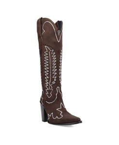 �f�B���S ���f�B�[�X �V���[�Y �u�[�c�E���C���u�[�c �X�G�[�h �u�[�c ���U�[ Dingo Women's Double Take Suede Leather Boot Brown �u���E��