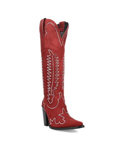 �f�B���S ���f�B�[�X �V���[�Y �u�[�c�E���C���u�[�c �X�G�[�h �u�[�c ���U�[ Dingo Women's Double Take Suede Leather Boot Red ���b�h
