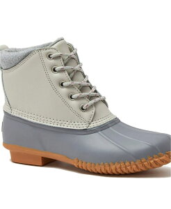 �����Y�G���h ���f�B�[�X �V���[�Y �u�[�c�E���C���u�[�c Lands' End Women's Insulated Duck Boots Pumice stone/dark gray leather �O���[