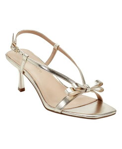 �}�[�N�t�B�b�V���[ ���f�B�[�X �V���[�Y �T���_�� Marc Fisher Women's Danzy Bow Square Toe Dress Sandals Gold �S�[���h