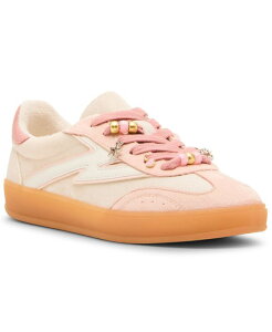 �}�b�f���K�[�� ���f�B�[�X �V���[�Y �X�j�[�J�[ ���[�X Madden Girl Giia-C Charms Lace-Up Low-Top Sneakers Blush Velvet Multi �u���b�V��