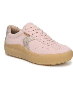 hN^[EV[ fB[X V[Y Xj[J[ vbgtH[ [X Dr. Scholl's Women's Time Off Win Lace Up Platform Sneakers Pink/Rose Gold sN