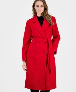 �e�B�[�E�^�n�� ���f�B�[�X �A�E�^�[ �W���P�b�g�E�u���]�� �R�[�g T Tahari Women's Double-Breasted Embellished Coat Love Star