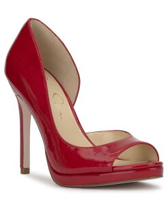 �W�F�V�J�V���v�\�� ���f�B�[�X �V���[�Y �p���v�X Jessica Simpson Women's Kimli Stiletto Pumps Red Muse Patent ���b�h