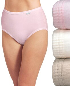 �W���b�L�[ ���f�B�[�X �A���_�[�E�F�A �p���c Jockey Elance Brief 3 Pack Underwear 1484 1486 Extended Sizes Ivory/Sand/Pink Pearl �A�C�{���[