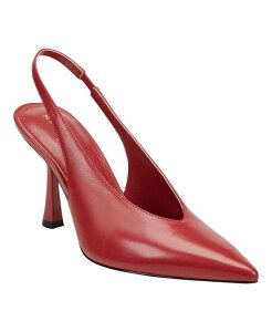 }[NEtBbV[ fB[X V[Y pvX Marc Fisher LTD Women's Esther Slingback Dress Pumps Red Leather bh