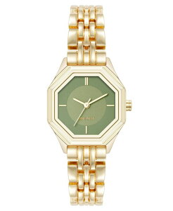 ANC fB[X ANZT[ rv Anne Klein Women's Quartz Exquisite Olive and Gold-Tone Metal Alloy Watch 28mm Olive Gold-Tone I[u