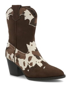 �~�A ���f�B�[�X �V���[�Y �u�[�c�E���C���u�[�c MIA Women's Sonni Pointed Toe Western Style Boots Brown/off �u���E��
