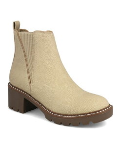 �~�A ���f�B�[�X �V���[�Y �u�[�c�E���C���u�[�c �`�F���V�[ �u�[�c �q�[�� MIA Women's Paula Chelsea Stacked Heel Booties Beige �x�[�W��