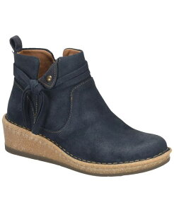 �{�[�� ���f�B�[�X �V���[�Y �u�[�c�E���C���u�[�c Born Women's Vaughn Round Toe Regular Booties Navy �l�C�r�[