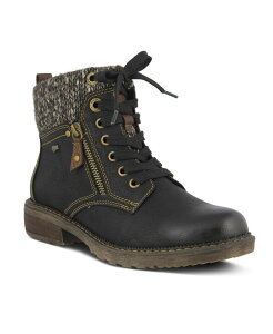 �X�v�����O�X�e�b�v ���f�B�[�X �V���[�Y �u�[�c�E���C���u�[�c �q�[�� Spring Step Khazera Water-Resistant Bootie with Faux Shearling Lining and Sculpted Heel Brown �u���E��
