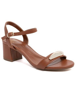 �W���[���Y�j���[���[�N ���f�B�[�X �V���[�Y �T���_�� �q�[�� Jones New York Women's Adasyn Block Heel Dress Sandals Cognac