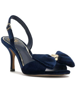 ���B���X�J���[�g ���f�B�[�X �V���[�Y �T���_�� �q�[�� Vince Camuto Women's Paycen High-Heel Bow Dress Sandals Deep Navy Velvet �l�C�r�[