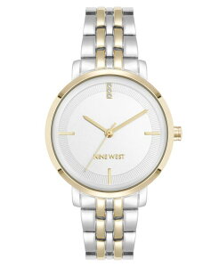 ANC fB[X ANZT[ rv Anne Klein Women's Quartz Premium Silver-Tone and Gold-Tone Metal Alloy Watch 35mm Silver-Tone Gold-Tone S[h