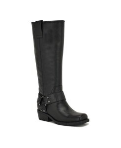 iCEFXg fB[X V[Y u[cECu[c g[ u[c Nine West Women's Fawsta Tall Harness Boots Black Leather ubN