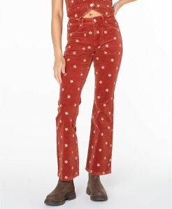 ���L�V�[ ���f�B�[�X �{�g���X �J�W���A���p���c �R�[�f�����C �p���c Roxy Women's High Rise Seychelles Corduroy Pants Cinnabar Sol Searcher Ditsy