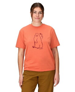 }[bg fB[X gbvX Vc TVc Marmot Women's Flower Marty Tee Short Sleeve Pomelo