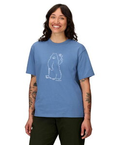 }[bg fB[X gbvX Vc TVc Marmot Women's Flower Marty Tee Short Sleeve Rain Cloud