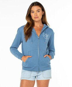 LV[ fB[X AE^[ p[J[EXEFbg XEFbg Vc t[X Roxy Women's Sweet Rhythm Fleece Sweatshirt Captains Blue u[