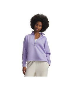 A_[A[}[ fB[X AE^[ p[J[EXEFbg n[tWbv XEFbg Vc t[X Under Armour Women's Armour Fleece Half Zip Sweatshirt Transparent