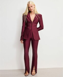 �O�b�h�A�����J�� ���f�B�[�X �{�g���X �J�W���A���p���c �v���X�T�C�Y �p���c Good American Women's Dolly Joleans Compression Shine High Rise Pants Regular & Plus Size Fig