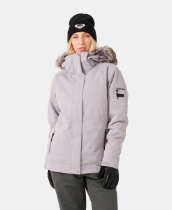LV[ fB[X AE^[ p[J[EXEFbg WPbg Roxy Women's Meade Hooded Snow Jacket Heather Grey O[