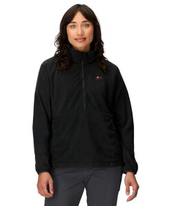 }[bg fB[X gbvX Vc t[X Marmot Women's Upward Fleece Pullover Black ubN