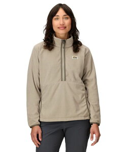 }[bg fB[X gbvX Vc t[X Marmot Women's Upward Fleece Pullover Shale Grey O[