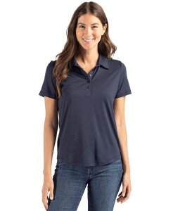 Jb^[AhobN fB[X gbvX Vc |Vc Cutter & Buck Women's Coastline Epic Comfort Recycled Polo Navy blue lCr[