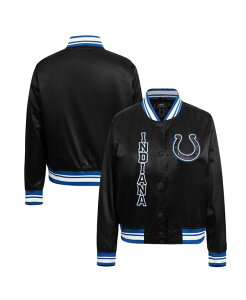 vX^_[h fB[X AE^[ WPbgEu] WPbg Pro Standard Women's Black Indianapolis Colts Indiana Nights Indiana Colts Bomber Jacket Black ubN