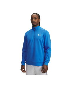 A_[A[}[ Y AE^[ p[J[EXEFbg XEFbg Vc t[X Under Armour Men's Armour Fleece Quarter-Zipper Sweatshirt Blue Atlantis/White zCg