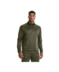 A_[A[}[ Y AE^[ p[J[EXEFbg XEFbg Vc t[X Under Armour Men's Armour Fleece Quarter-Zipper Sweatshirt Marine Od Green/Black ubN