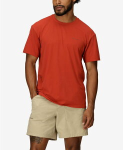�}�[���b�g �����Y �g�b�v�X �V���c Marmot Men's AirExchange Ultraviolet Protection Factor 50 Short Sleeve Crew Shirt Sumac