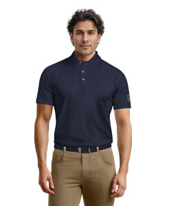 �s�[�W�[�G�[�c�A�[ �����Y �g�b�v�X �|���V���c PGA TOUR Men'solid Cooling Texture Polo Shirt Peacoat