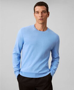 �J���o���N���C�� �����Y �A�E�^�[ �j�b�g�E�Z�[�^�[ �N���[�l�b�N Calvin Klein Men'supima Crewneck Sweater Track Blue �u���[