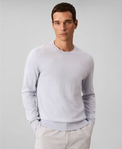 �J���o���N���C�� �����Y �A�E�^�[ �j�b�g�E�Z�[�^�[ �N���[�l�b�N Calvin Klein Men'supima Crewneck Sweater Xenon Blue �u���[