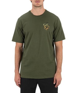 �n�[���[ �����Y �g�b�v�X T�V���c �N���[�l�b�N ���� Hurley Men's Crusty Short-Sleeve Crewneck T-Shirt Fern