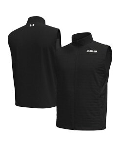 A_[A[}[ Y gbvX xXg Under Armour Men's Black South Carolina Gamecocks Drive Pro Storm Full-Zip Vest Black ubN