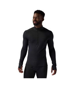 �o�b�N�J���g���[ �����Y �g�b�v�X �V���c Backcountry Men's Pines Microgrid Ultra-Lt Baselayer 1/4-Zip Top Lightweight Long Underwear Tops Black �u���b�N